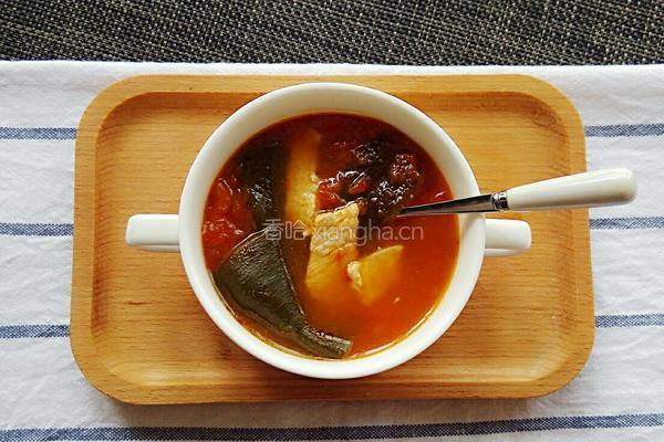 番茄肉片汤的做法图解6