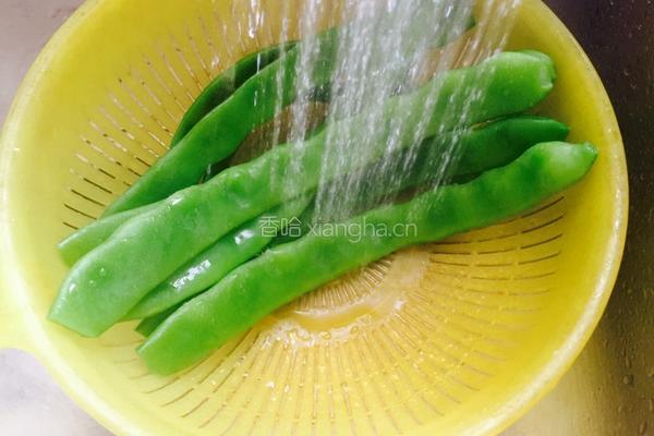 小炒刀豆丝的做法图解2
