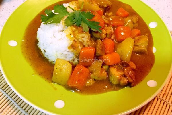 咖喱鸡肉饭的做法图解10