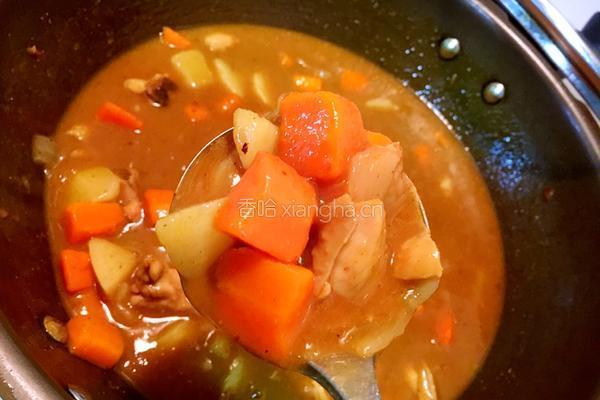 咖喱鸡肉饭的做法图解8