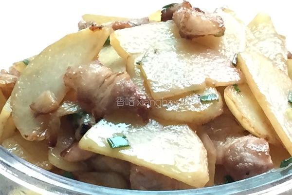土豆片炒肉的做法图解6