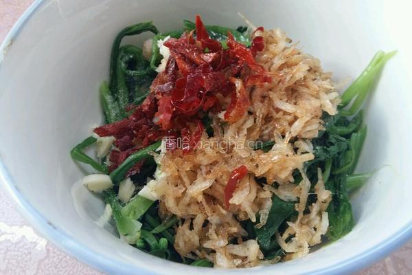 海米菠菜的做法图解7