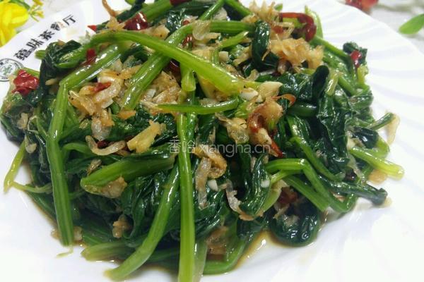 海米菠菜的做法图解8