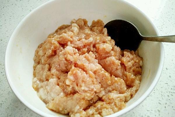 毛豆米炒肉末的做法图解3