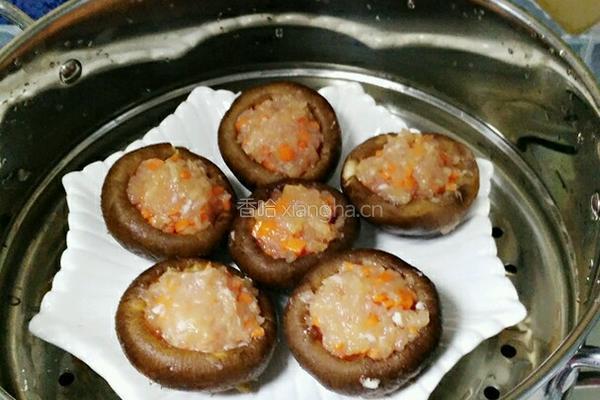 香菇酿肉的做法图解5