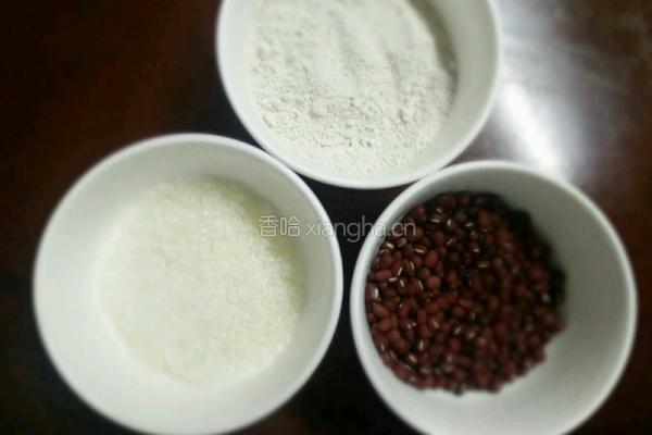 红豆糕的做法图解1
