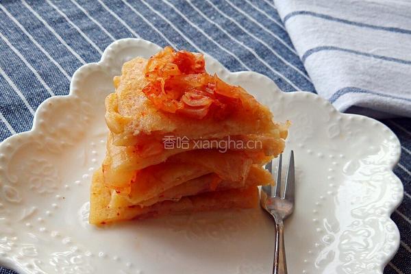 韩国泡菜饼的做法图解6