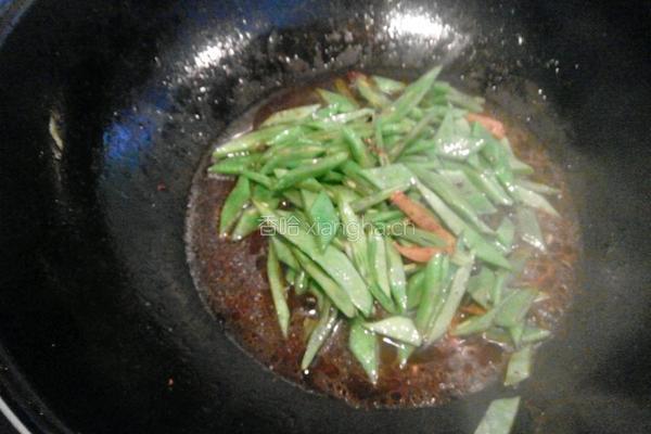 豆豉刀豆肉片的做法图解5