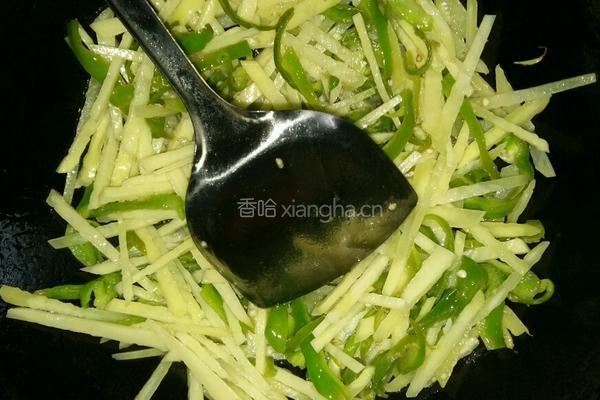 青椒土豆的做法图解5