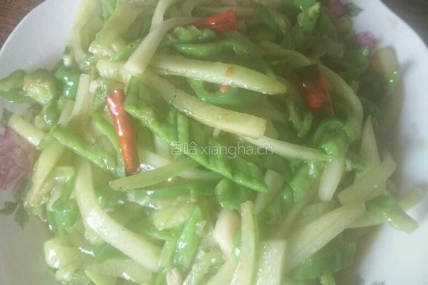 青椒黄瓜丝的做法图解5