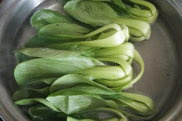 油菜蘑菇的做法图解16