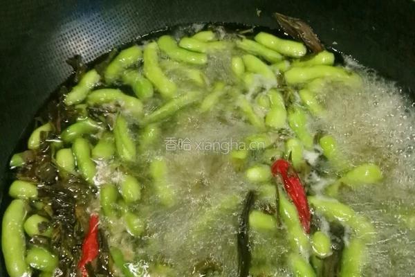 五香茶煮毛豆的做法图解5
