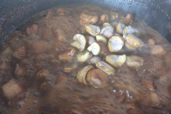 板栗红烧肉的做法图解10