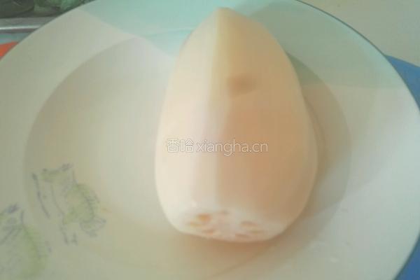 炒莲藕的做法图解1