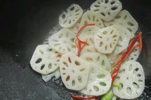 炒莲藕的做法图解7