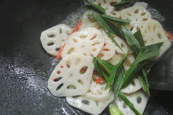 炒莲藕的做法图解8