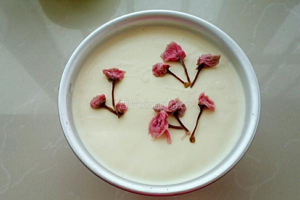 樱花慕斯的做法图解21