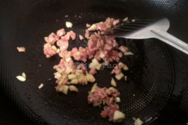 酱香肉末四季豆的做法图解4