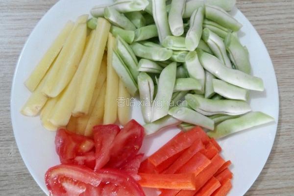 芸豆焖面的做法图解2