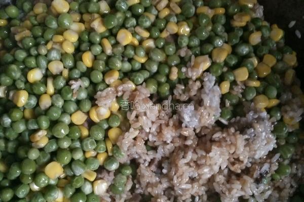 豌豆糯米饭的做法图解9