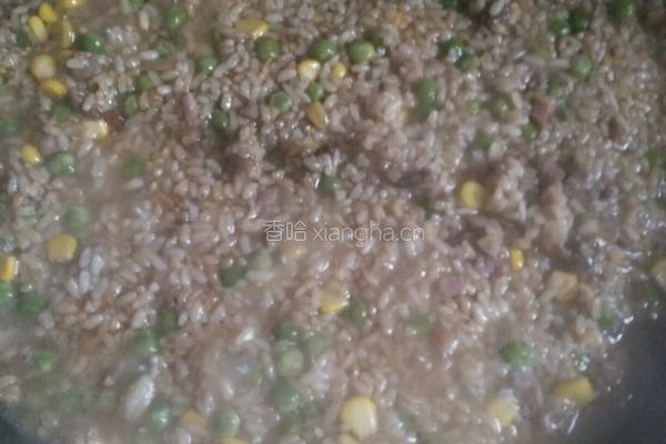 豌豆糯米饭的做法图解10