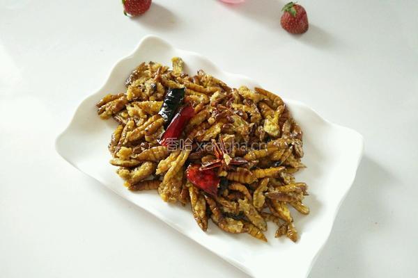 香酥开边蚕蛹的做法图解12