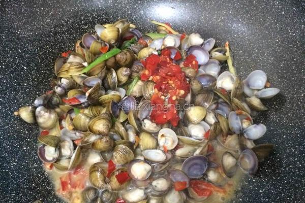 辣炒蚬子的做法图解6