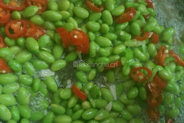 辣椒炒青豆的做法图解5
