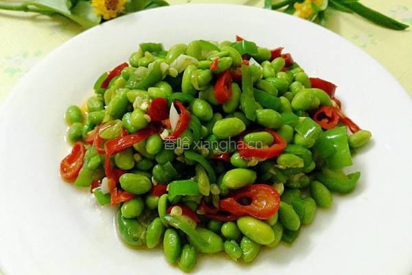 辣椒炒青豆的做法图解9