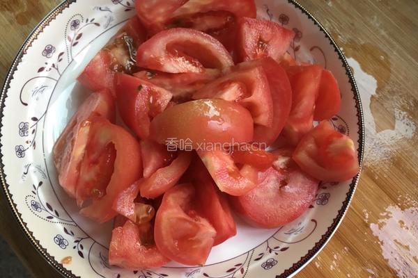 西红柿鸡蛋打卤面的做法图解4
