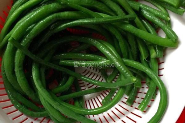 麻汁豆角的做法图解5
