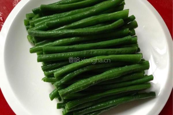 麻汁豆角的做法图解6