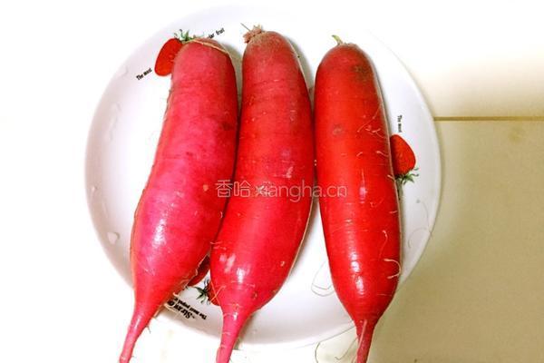 凉拌萝卜缨的做法图解1