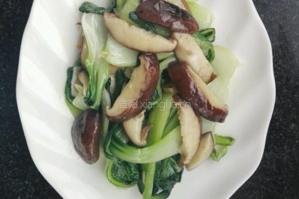 香菇油菜～淮扬菜的做法图解7