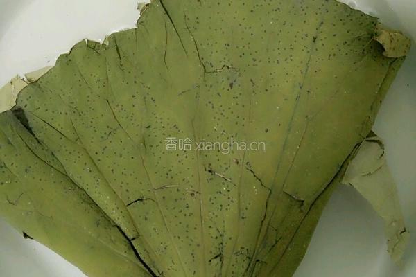 荷叶饭的做法图解2