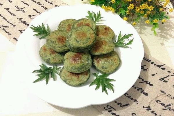 甜艾饼的做法图解10