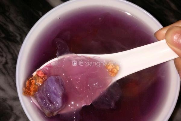 雪燕桃胶皂角羹的做法图解5