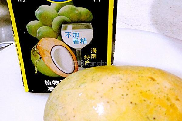椰汁香芒西米露的做法图解6