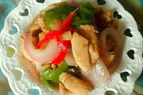 洋葱炒鸡肉的做法图解9