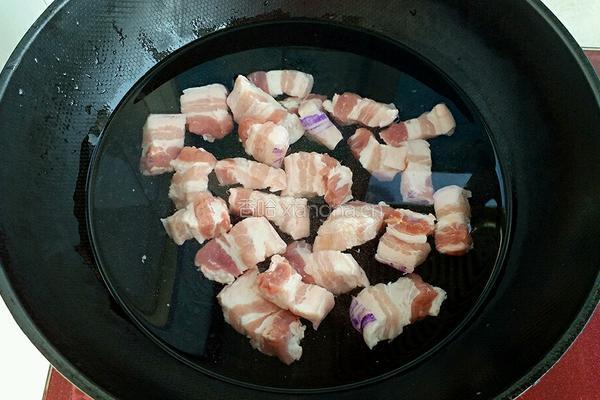 茶树菇烧肉的做法图解3