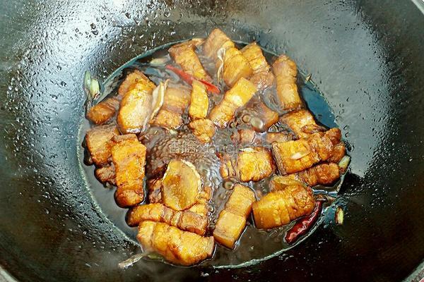 茶树菇烧肉的做法图解8