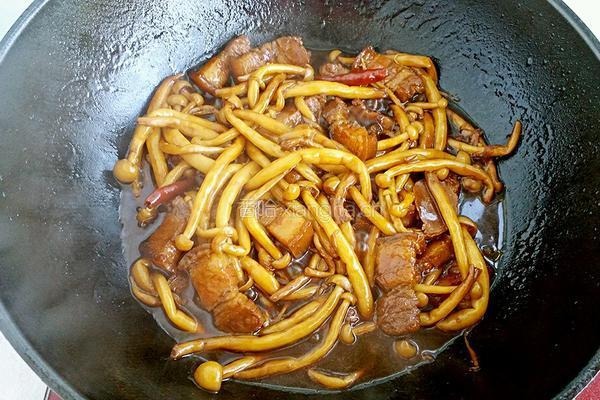 茶树菇烧肉的做法图解11