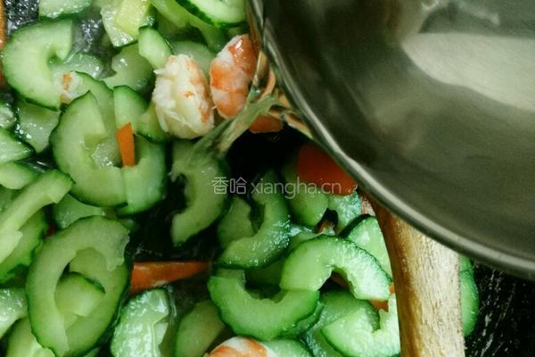 黄瓜虾仁的做法图解9
