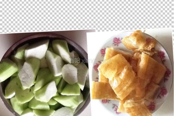 老油条炒丝瓜的做法图解3