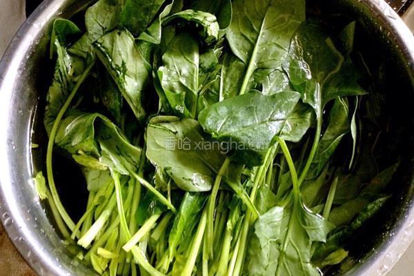 老醋菠菜花生米的做法图解3
