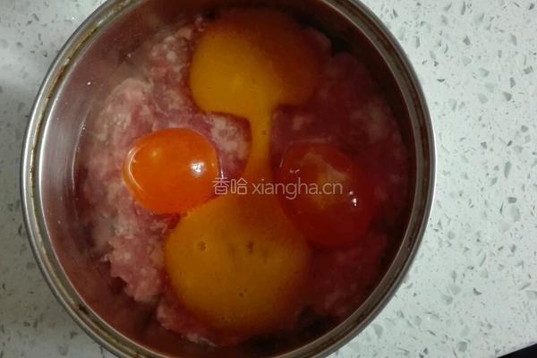 肉饼蒸蛋的做法图解2