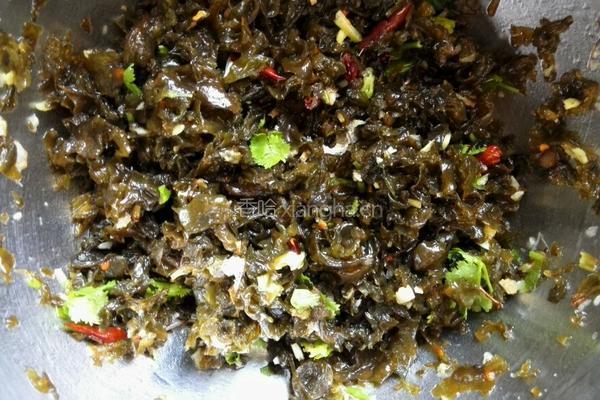 凉拌地皮菜的做法图解7