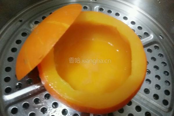 南瓜蒸蛋的做法图解8