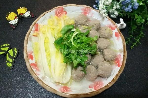 牛肉丸子的做法图解12