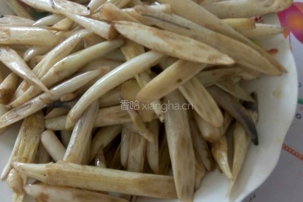清炒藕带的做法图解6